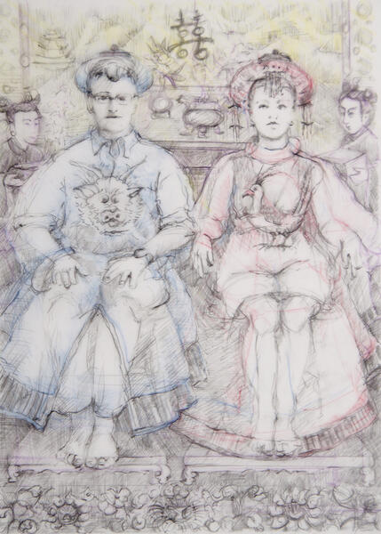 Contemporary Chinese Ancestor Portrait