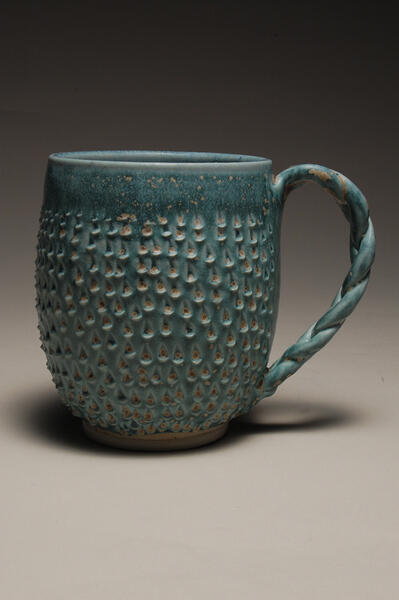 Mug with braided handle
