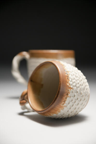 Mugs with braided handles