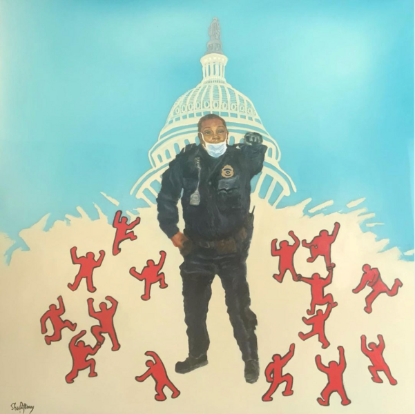 The Insurrection, January 6th, Capitol Riot, Sharon Attaway Art,