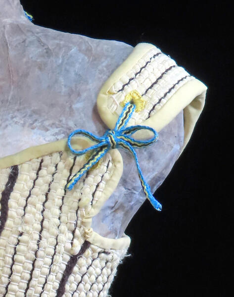 Pulled Warp Corset detail