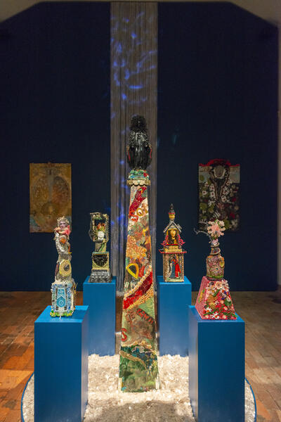 spirit sculpture, installation