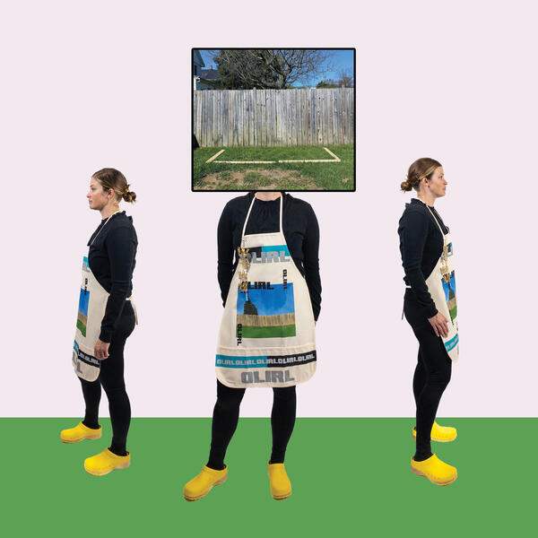 OL IRL (online, in real life) apron