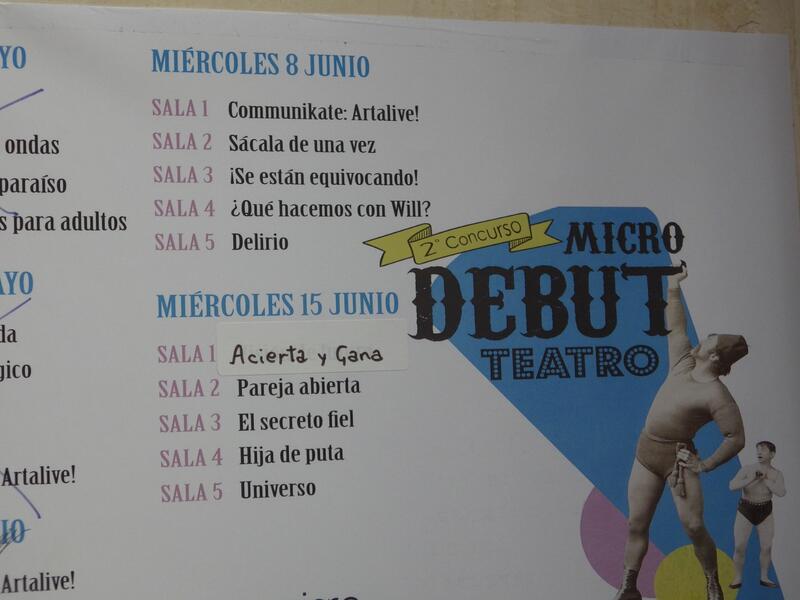 Micro Debut Teatro in Seville
