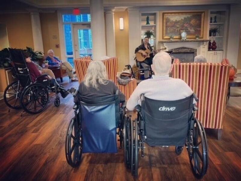 Sahffi performing for memory care clients