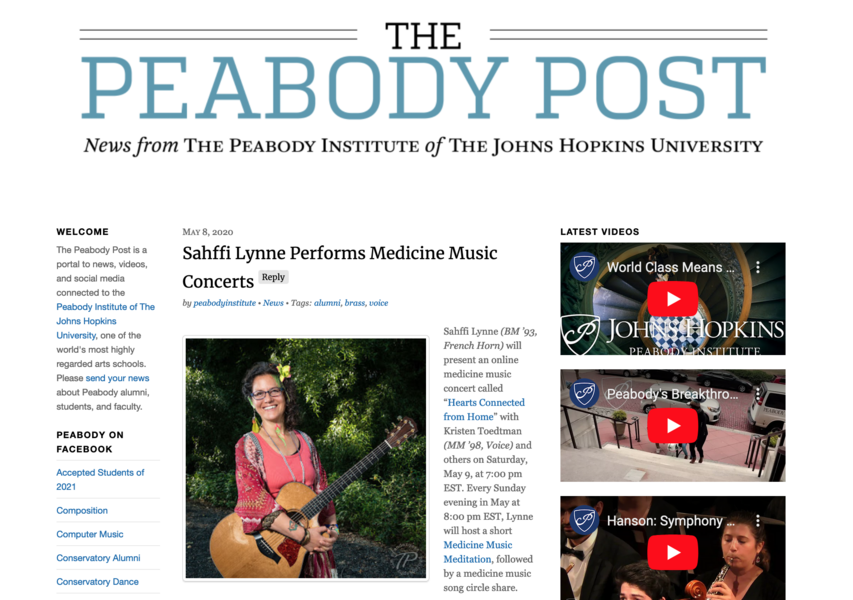 The Peabody Post, May, 2020