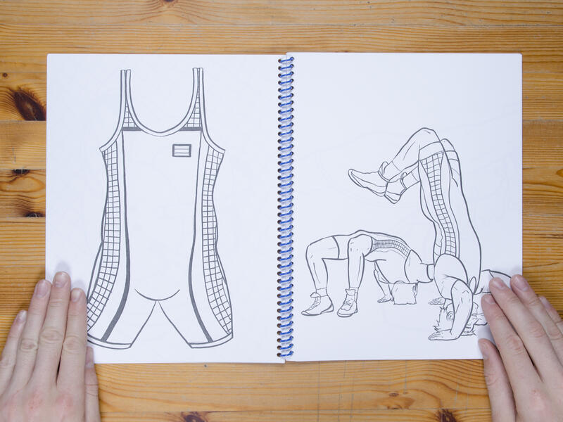 The Wrestling Coloring Book