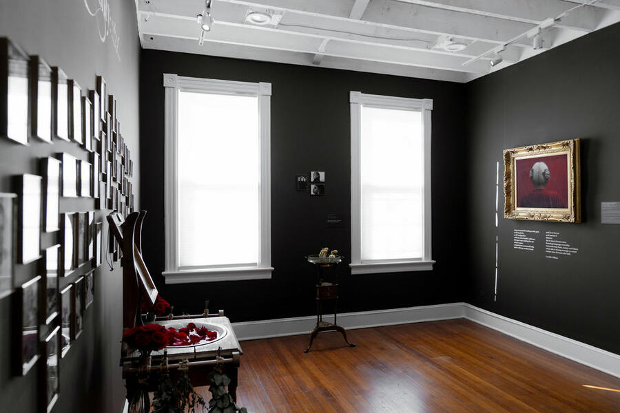 Gallery ROOM #1 Charcoal / Brown Room