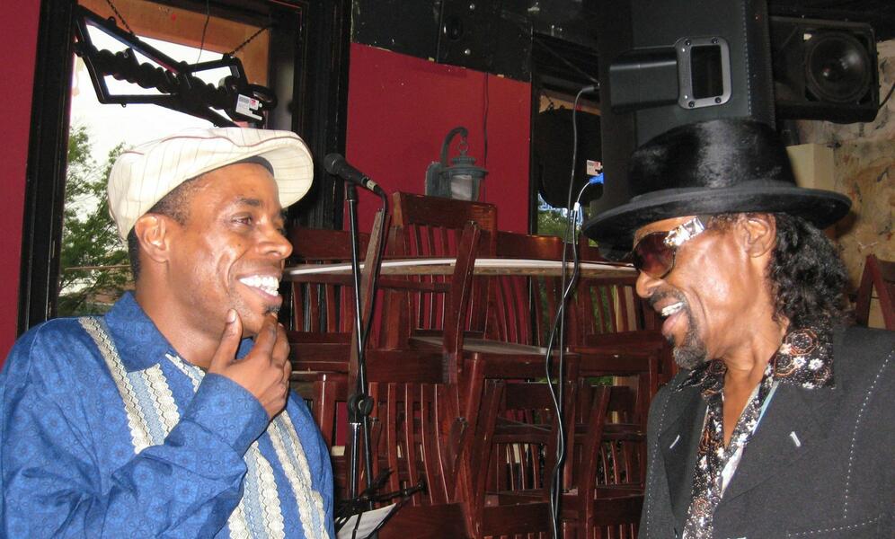 Lafayette Gilchrist with Chuck Brown