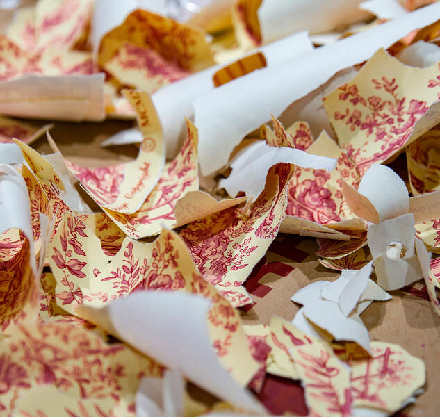 Wallpaper scraps