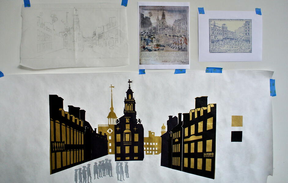 Sample Scene of Boston for the museum