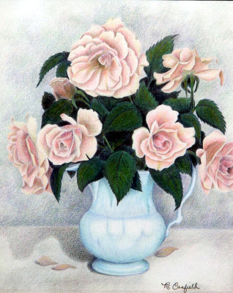 Vase with Pink Flowers .JPG