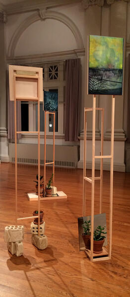 Installation view at McDaniel College