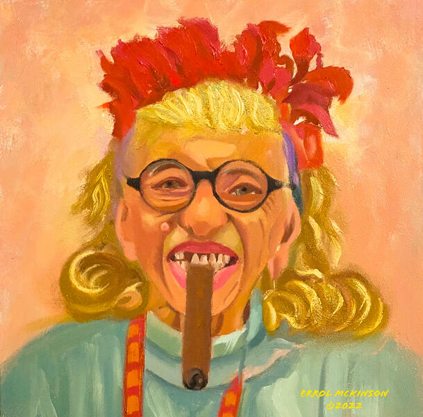 Cuban Experience - Louisa Montoya smiking a Cigar