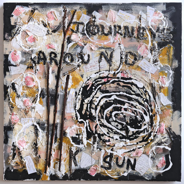 mixed media painting