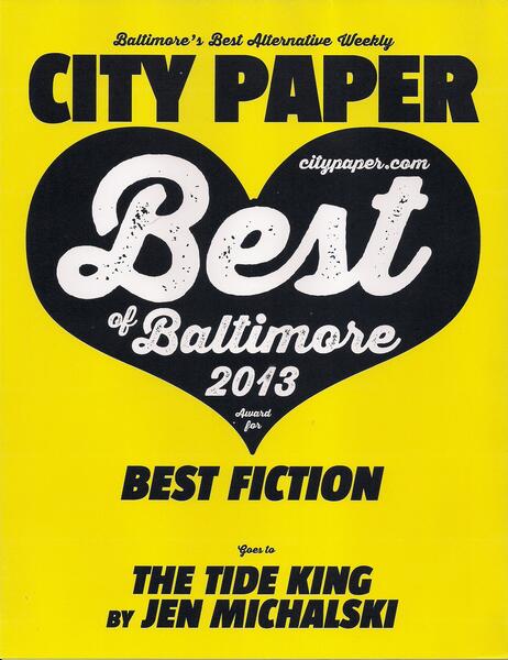 "Best Fiction," Best of Baltimore, City Paper 2013