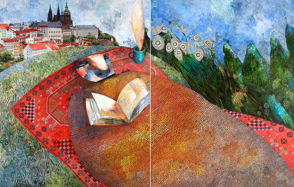 Afternoon (diptych)