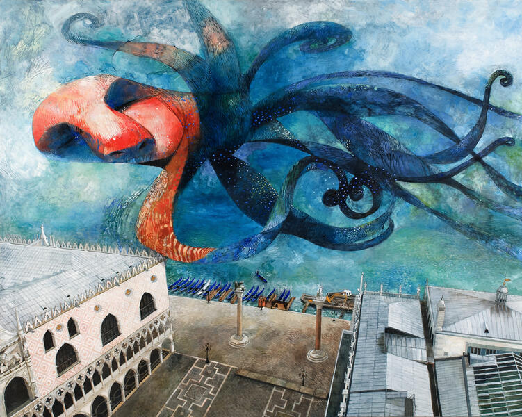 Flying Dream Over Venice