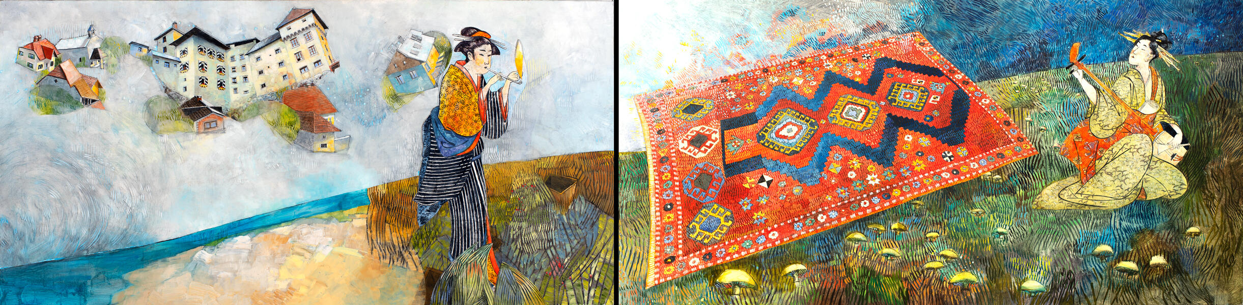 Two Moments of Solitude (diptych)