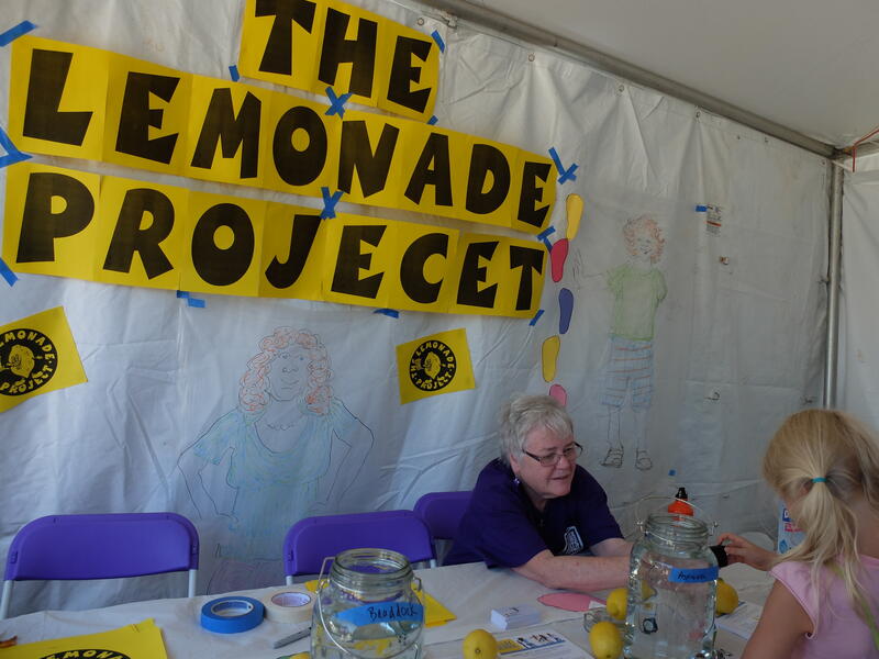 The Lemonade Project at The Three Rivers Arts Festival, SPROUT FUND tent, Pittsburgh, PA