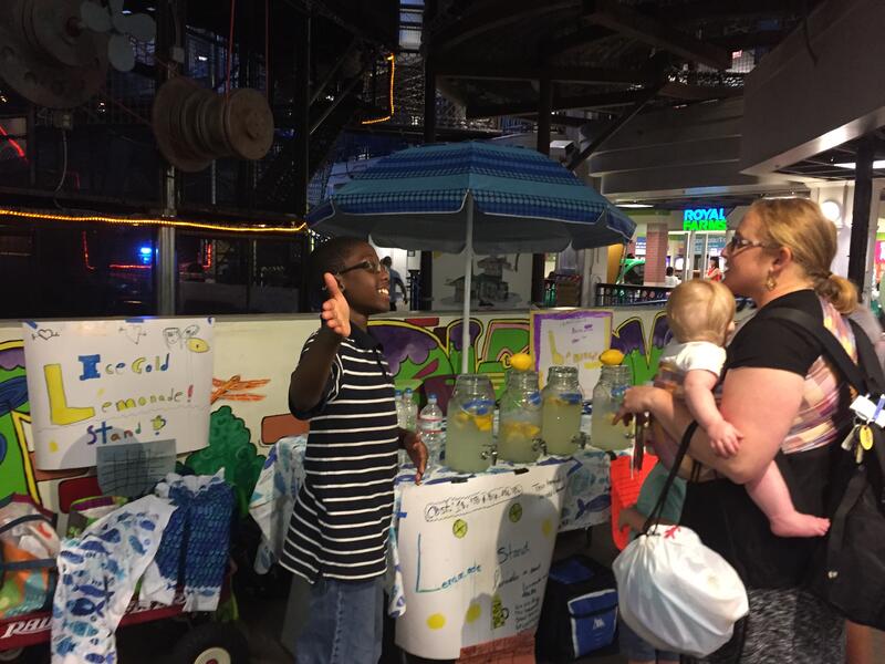 The Lemonade project at Port Discovery, the children's museum 