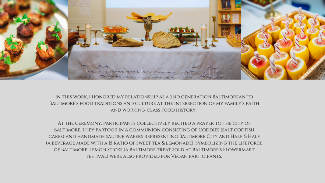 a Communion Work Sample