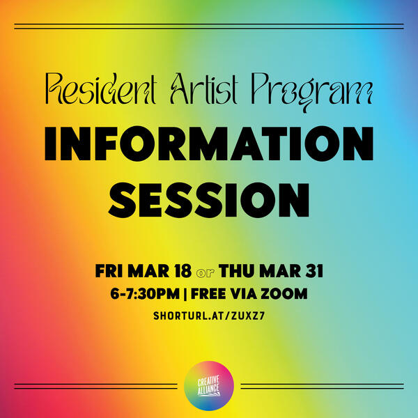 Resident Info Session | Creative Alliance 2021