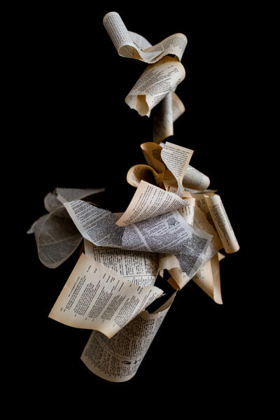 Tyler Yvette Wilson, Broken English [Punctuation], colonialism, English, literature, text, books, artists book