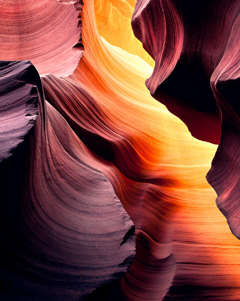 Antelope Slot Canyon - Color Flow
