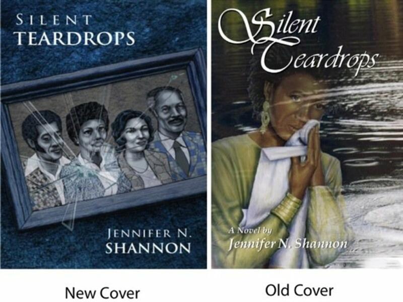 Silent Teardrops book covers - Old & New