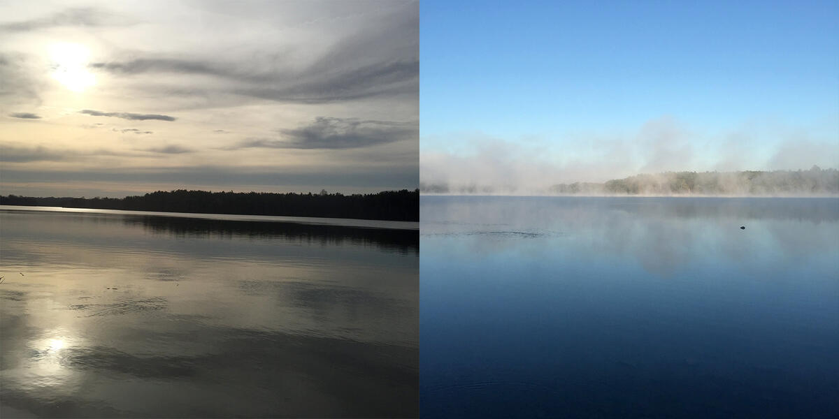 Loch Raven, April and October 2017
