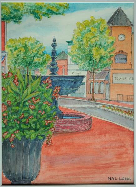 Flowers on the Main Square - Bel Air
