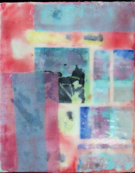 encaustic, abstract
