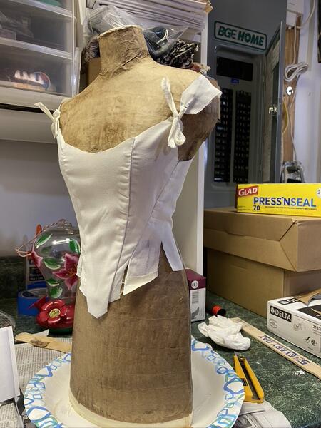 Making the corset pattern
