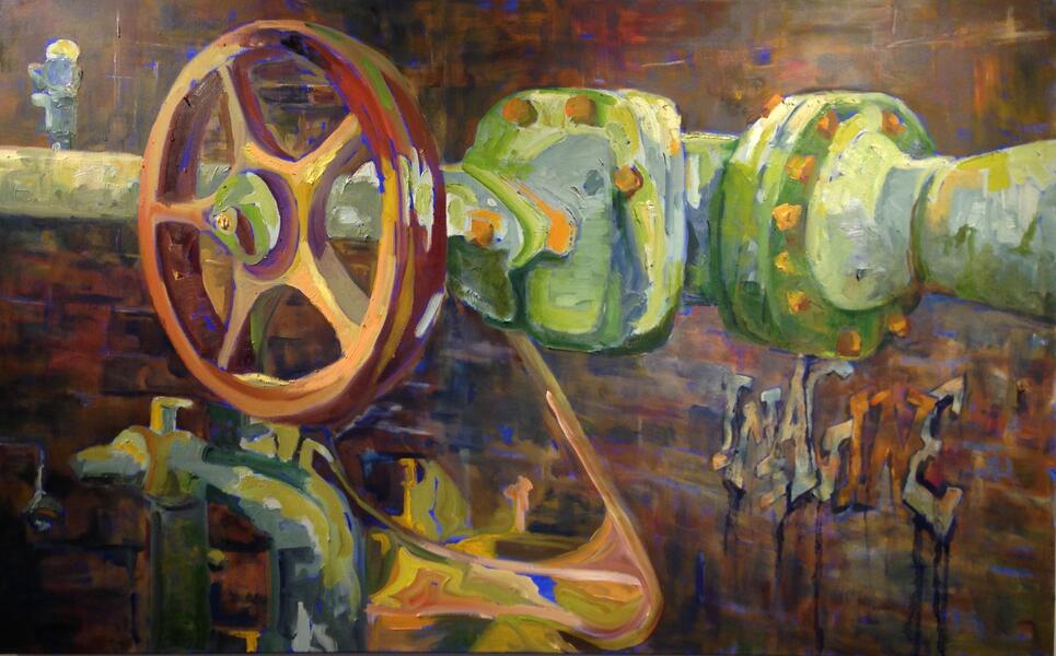 Oil on Canvas, 24" x 48"