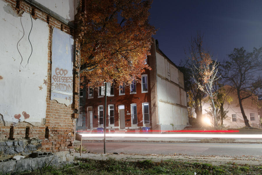Graffiti in Sandtown-Winchester.