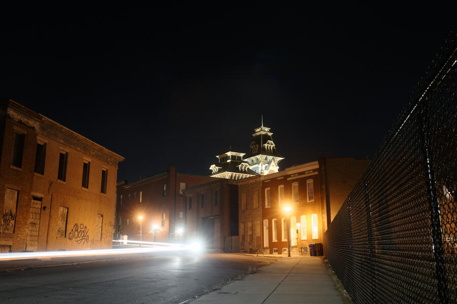The former American Brewery building in Broadway East.