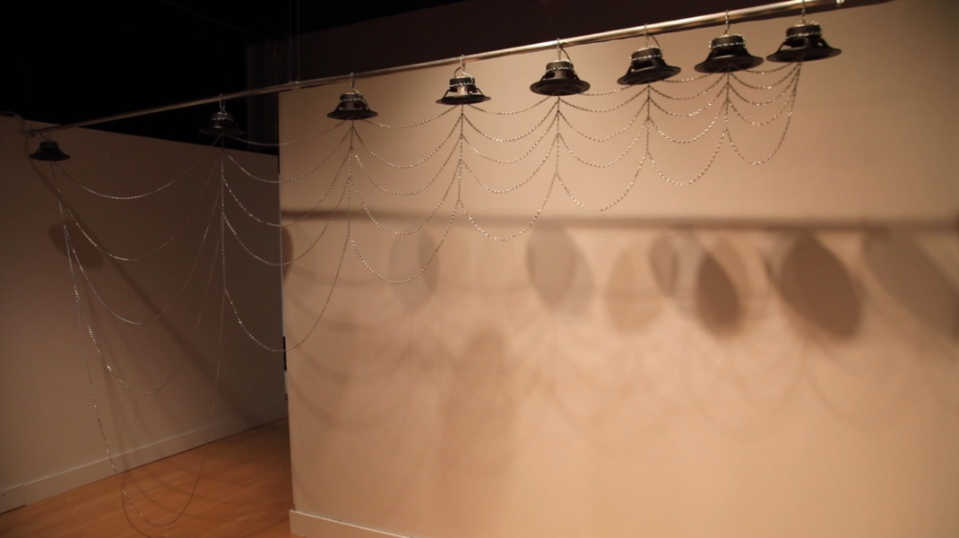 harmonic curtain installation view