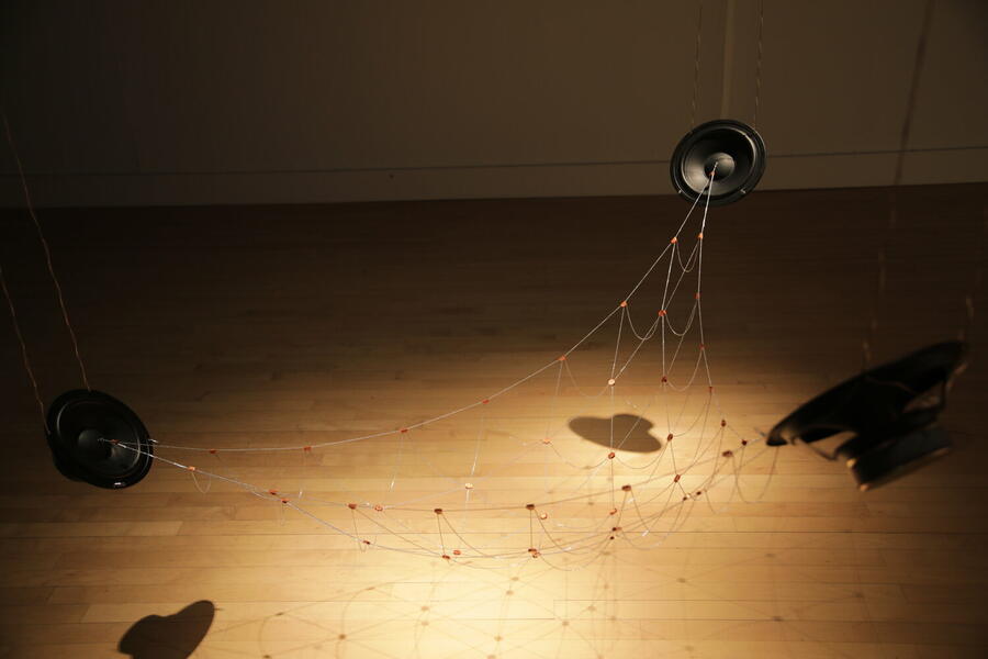 trine installation view