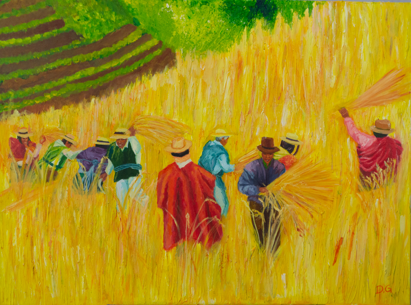 Cosechando Juntos/ Harvesting together. by Daniela Godoy