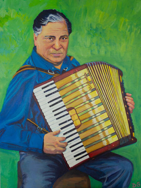  Portrait of Mario Godoy Aguirre, by Daniela Godoy