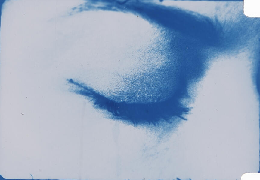 16mm cyanotype frame 