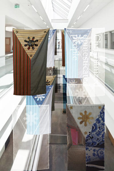 Flag Studies Installation Mock-up (Work in progress)