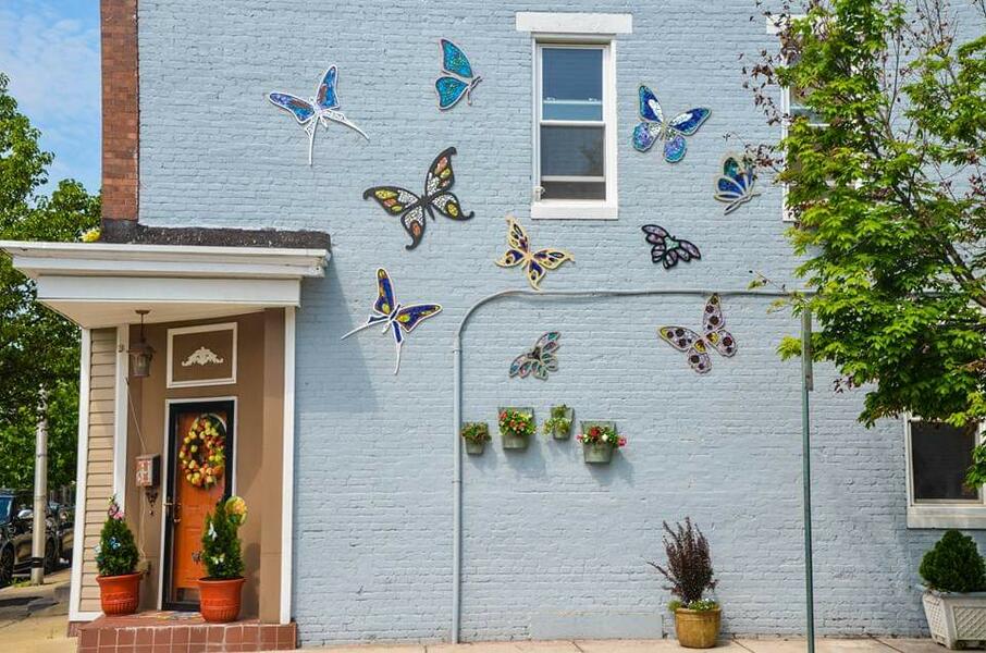 Butterfly Mural Street View