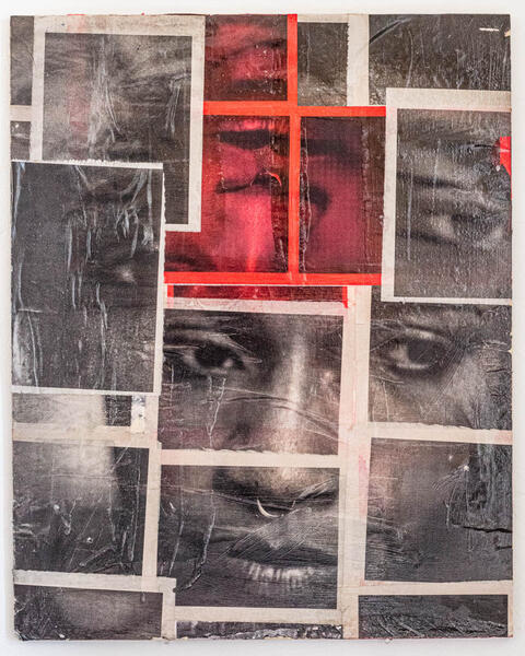 Portraits, Adhered #1,2021