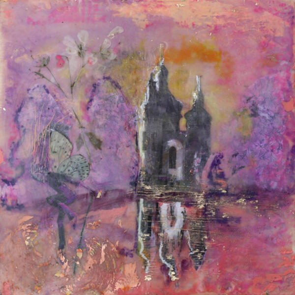 lilac,fairy,mtvernonfountain,encaustic