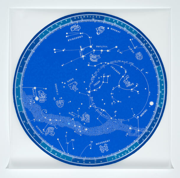 Renaming the Constellations, Blue, 2016