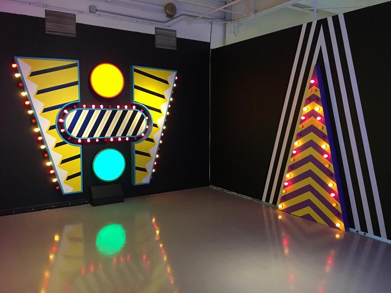 "Assembly II" and "Triangle" Installation view  