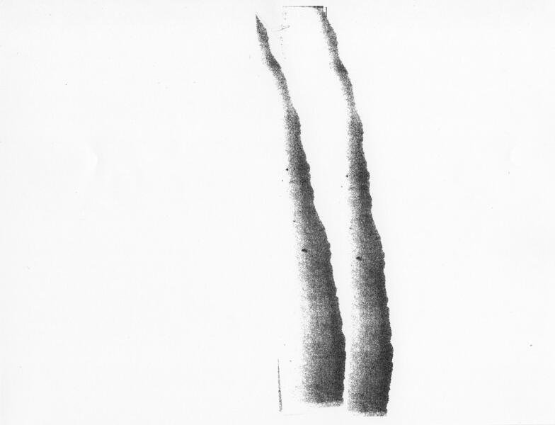 Graphic Score: black ink, paper.