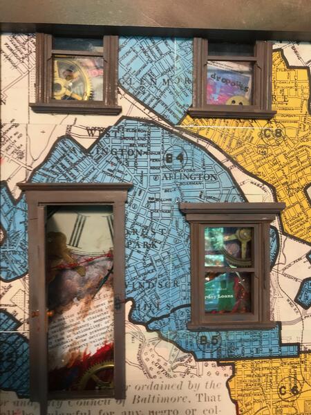 Ken Katzen Redlined assemblage